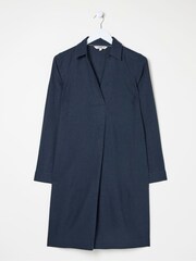FatFace Mina Blue Linen Blend Tunic Dress - Image 6 of 6