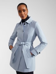 Hobbs Pale Blue Jane Trench Coat - Image 1 of 4