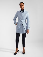 Hobbs Pale Blue Jane Trench Coat - Image 3 of 4