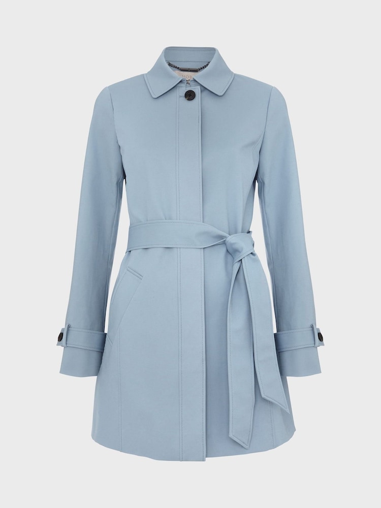 Hobbs Pale Blue Jane Trench Coat - Image 4 of 4