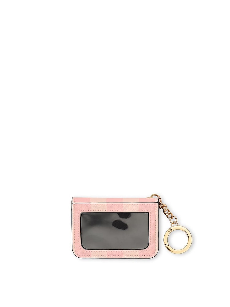 Victoria's Secret Iconic Stripe Pink Foldable Card Case - Image 2 of 4