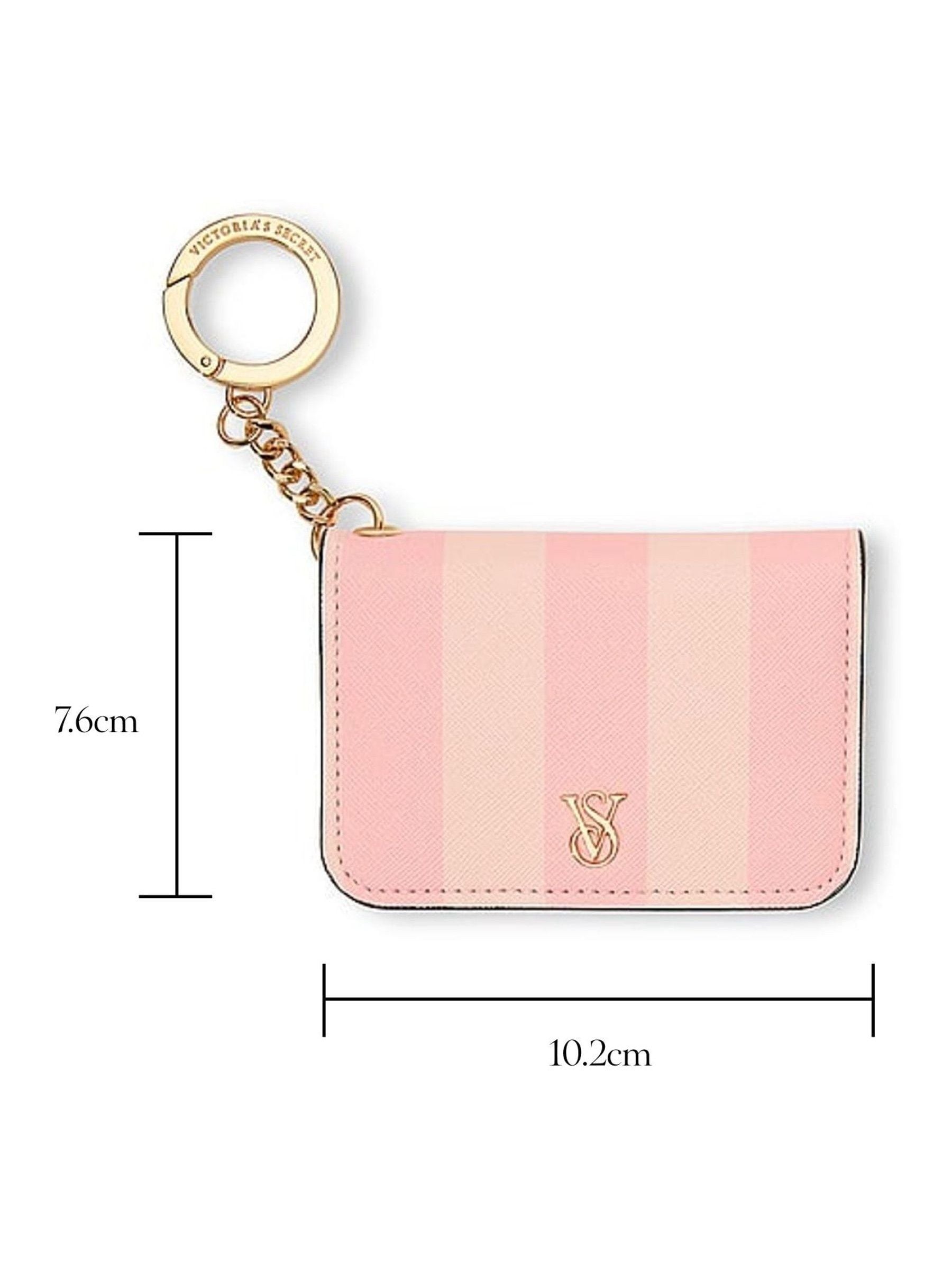 Buy Victoria's Secret Iconic Stripe Pink Foldable Card Case