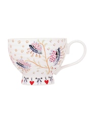 Cath Kidston Cream Set of 4 Hug Mugs - Image 3 of 4