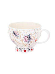 Cath Kidston Cream Set of 4 Hug Mugs - Image 4 of 4