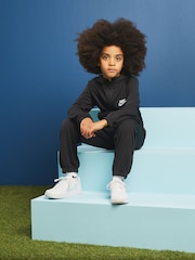 Nike Black Little Kids Lifestyle Essentials Poly Tracksuit - Image 1 of 4
