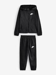 Nike Black Little Kids Lifestyle Essentials Poly Tracksuit - Image 4 of 4