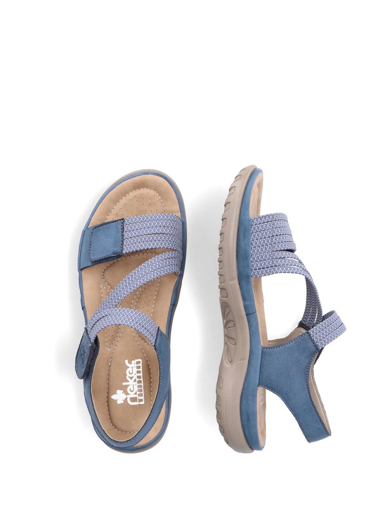 Rieker Womens Bur Fastener Sandals - Image 10 of 11