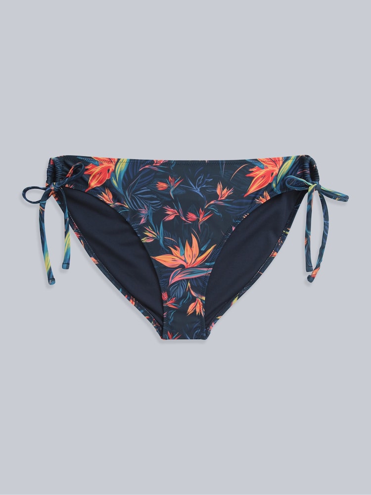 Animal Orange Iona Tie Side Printed Bikini Bottoms - Image 1 of 5