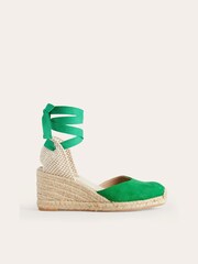 Boden Green Cassie Espadrille Wedges - Image 1 of 4