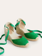 Boden Green Cassie Espadrille Wedges - Image 2 of 4