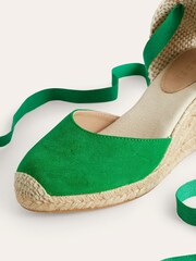 Boden Green Cassie Espadrille Wedges - Image 3 of 4