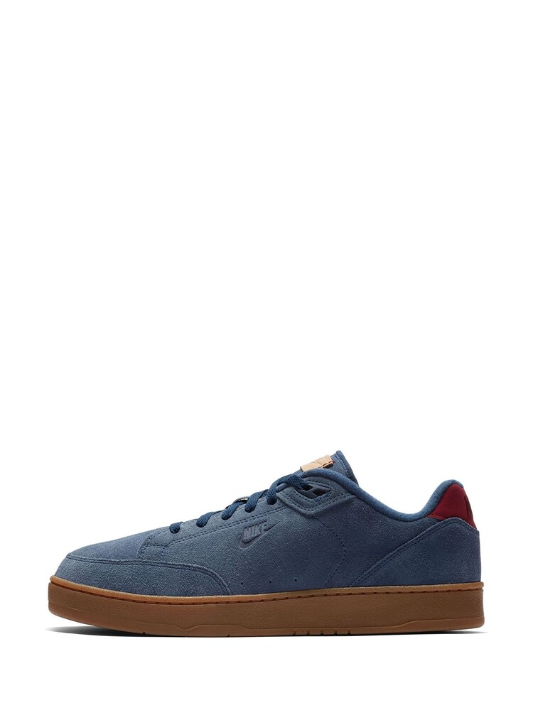 Nike Navy Grandstand II Suede Trainers - Image 2 of 8 Nike Navy Grandstand II Suede Trainers - Image 2 of 8