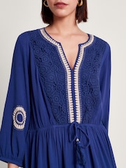 Monsoon Blue Alani Crochet Dresses - Image 4 of 5