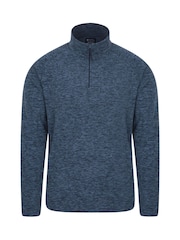 Mountain Warehouse Blue Mens Snowdon Micro Fleece - Image 1 of 5