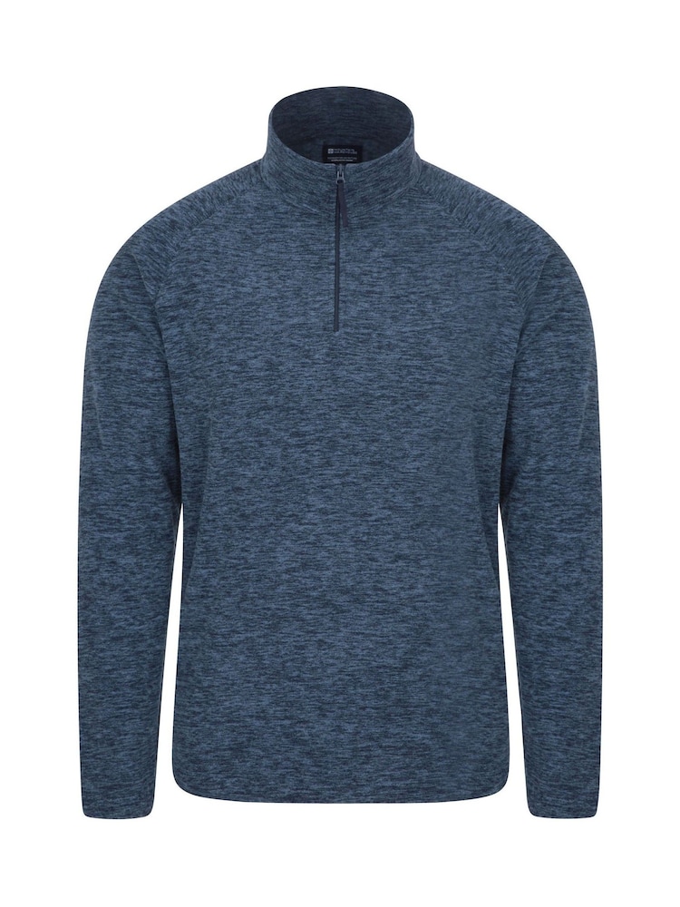 Mountain Warehouse Blue Mens Snowdon Micro Fleece - Image 1 of 5