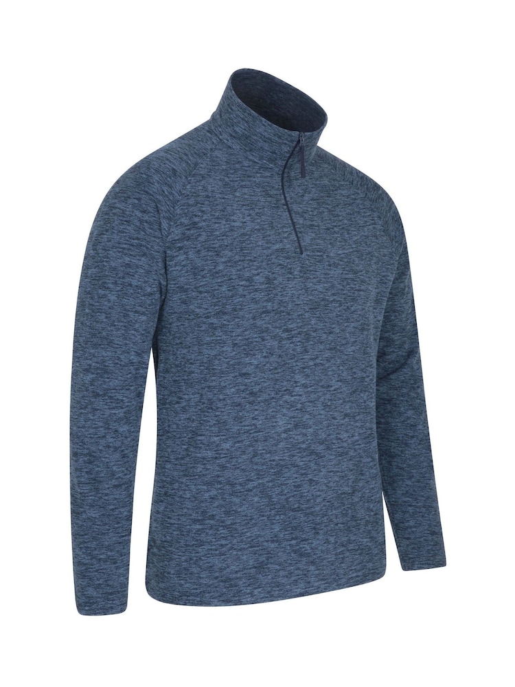 Mountain Warehouse Blue Mens Snowdon Micro Fleece - Image 2 of 5