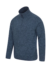 Mountain Warehouse Blue Mens Snowdon Micro Fleece - Image 3 of 5