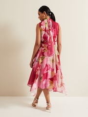 Phase Eight Pink Petite Petite Lucinda Floral Dress - Image 2 of 7