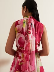 Phase Eight Pink Petite Petite Lucinda Floral Dress - Image 6 of 7