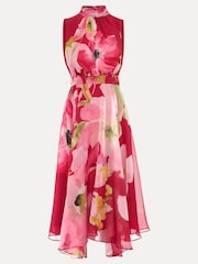 Phase Eight Pink Petite Petite Lucinda Floral Dress - Image 7 of 7
