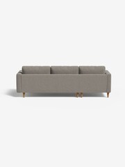 MADE.COM Basket Weave Pumice Grey Scott Left Hand Facing Corner Sofa - Image 2 of 5