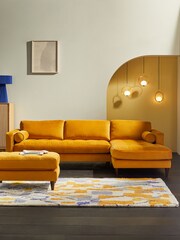 MADE.COM Basket Weave Pumice Grey Scott Left Hand Facing Corner Sofa - Image 5 of 5