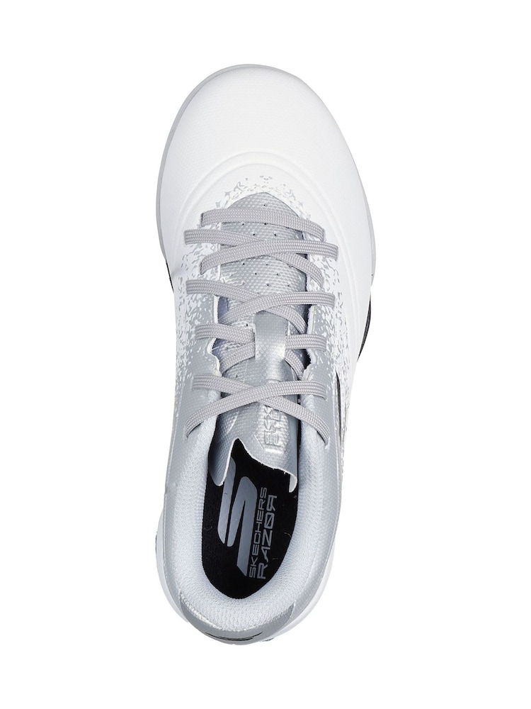 Skechers White White / Silver  Younger Kids Artificial Football Boots - Image 5 of 5