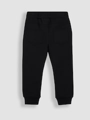 JoJo Maman Bébé Black & Grey 100% Cotton Joggers 2 Pack - Image 3 of 5