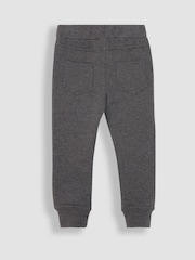 JoJo Maman Bébé Black & Grey 100% Cotton Joggers 2 Pack - Image 5 of 5