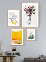 East End Prints Oak Summer Happiness Wall Set - Image 1 of 1