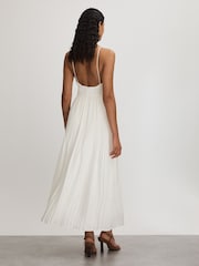 Amur Plisse Halter Neck Maxi Dress - صورة 4 من 5