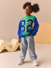 Green/Blue Sweatshirt (3-16yrs) - Image 3 of 7