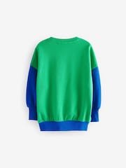 Green/Blue Sweatshirt (3-16yrs) - Image 6 of 7