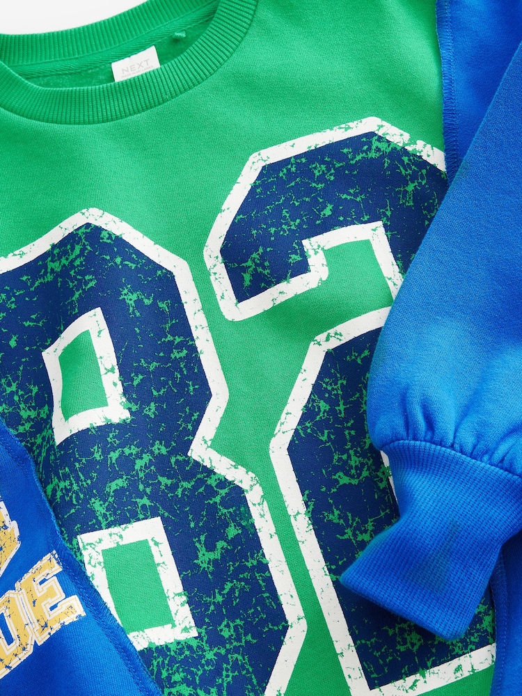 Green/Blue Sweatshirt (3-16yrs) - Image 7 of 7