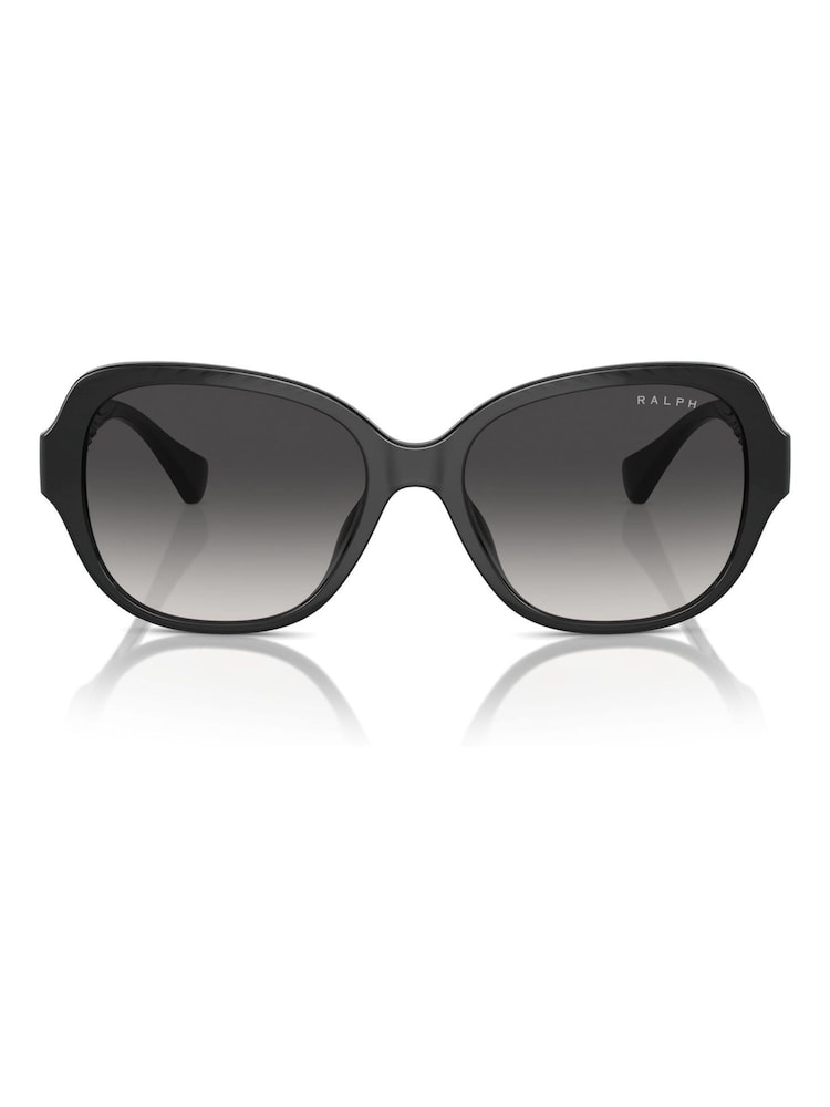 Ralph By Ralph Lauren Ra5316U Round Black Sunglasses - Image 1 of 5
