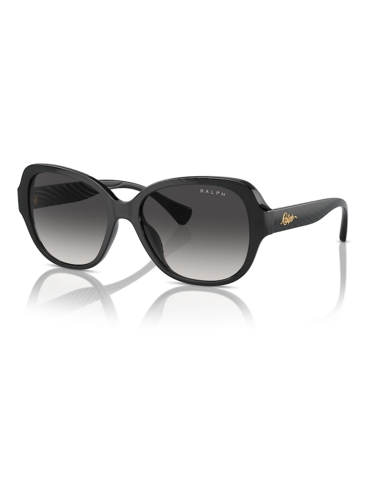 Ralph By Ralph Lauren Ra5316U Round Black Sunglasses - Image 2 of 5