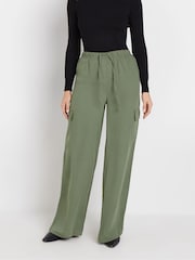Long Tall Sally Crepe Cargo Wide leg Trousers - Bild 2 von 6