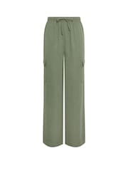 Long Tall Sally Crepe Cargo Wide leg Trousers - Bild 6 von 6
