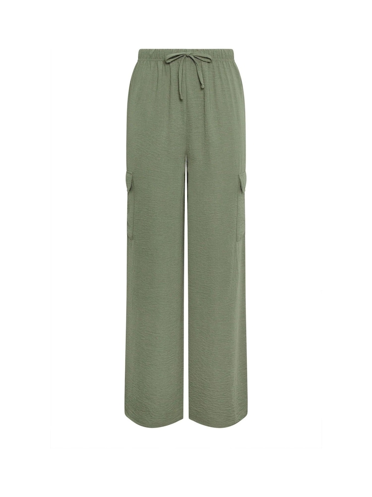 Long Tall Sally Crepe Cargo Wide leg Trousers - Bild 6 von 6