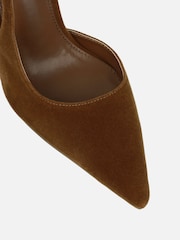 Simmi London Brown Arabella Slingback Court Shoes - Image 4 of 4