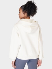 Sweaty Betty Lily White Powerhouse Zip Up Hoodie - Image 2 of 8