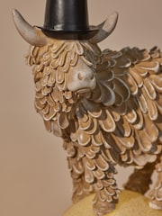 Bronze Hamish The Highland Cow Balancing Feature Light - Image 3 of 4