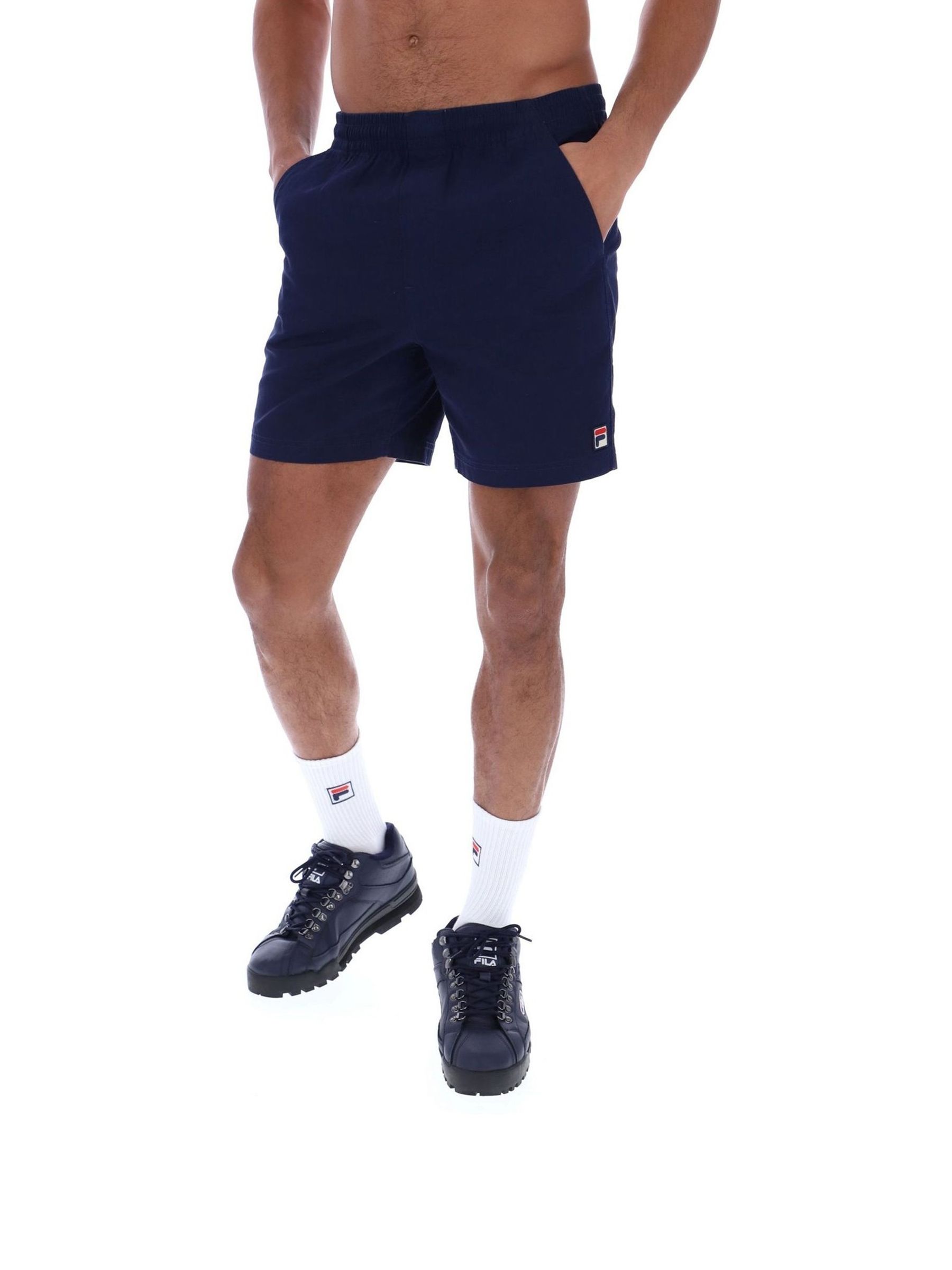 Buy Fila Blue 100 Cotton Venter Chinos Shorts from Next Ireland