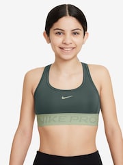 Nike Vintage Green Pro Swoosh Dri-FIT Sports Bra - Image 1 of 3