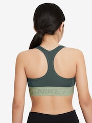 Nike Vintage Green Pro Swoosh Dri-FIT Sports Bra - Image 2 of 3