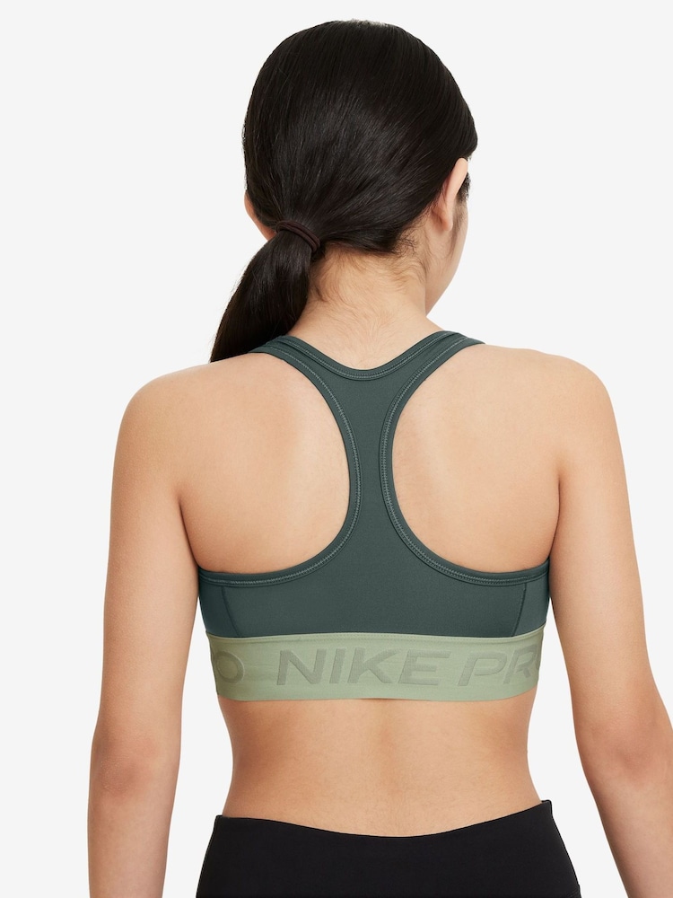 Nike Vintage Green Pro Swoosh Dri-FIT Sports Bra - Image 2 of 3