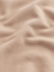 Tan Brown Oversized Plain Crew Neck 100% Cotton Sweatshirt (3-16yrs) - Image 4 of 4