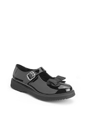 Start Rite Empower Patent Chunky Sole Mary Jane School Black Shoes - Image 3 of 6