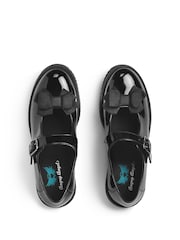 Start Rite Empower Patent Chunky Sole Mary Jane School Black Shoes - Image 5 of 6