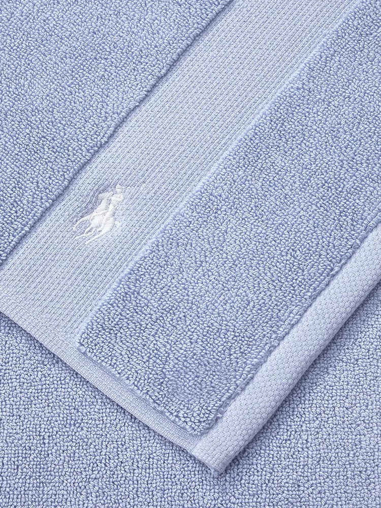 Ralph Lauren Office Blue Polo Player Bath Mat - Image 2 of 2 Ralph Lauren Office Blue Polo Player Bath Mat - Image 2 of 2